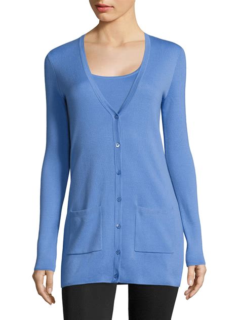 michael kors long sleeveless cardigan|Michael Kors cashmere cardigan.